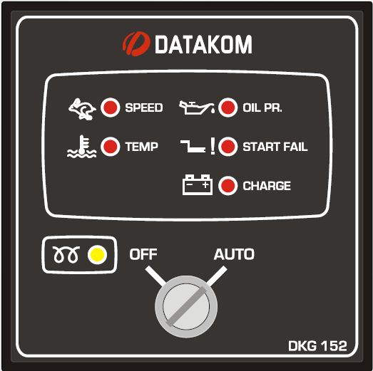 Datakom DATAKOM DKG-152 Remote start generator control panel