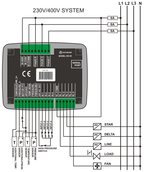 Datakom DATAKOM DK-40 Electric Compressor Controller