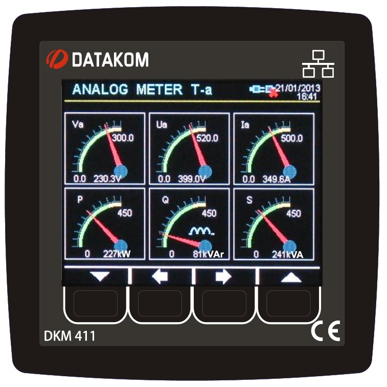 Datakom DKM-411-MK3 Network Analyzer 96x96mm