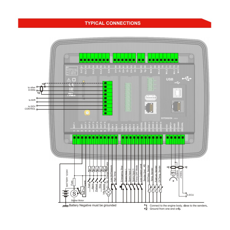 Datakom DATAKOM D-500-MK2 Fire Pump Controller