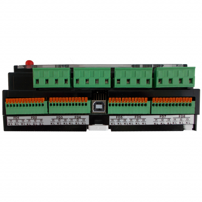 Datakom DATAKOM DKM-430-PRO+GSM. Multiple network analyser, 30 CT inp, 24 fuse inp, 1.9” LCD, RS-485, USB/Device, 2-inputs, 2-outputs, GPRS Modem, DC power supply