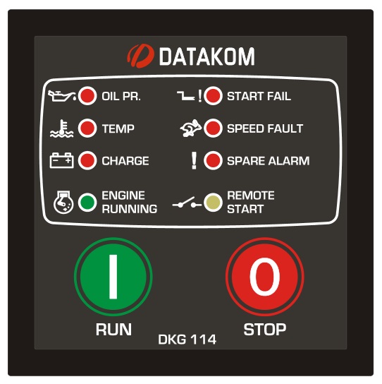 Datakom DATAKOM DKG-114-J manual & remote start with J1939