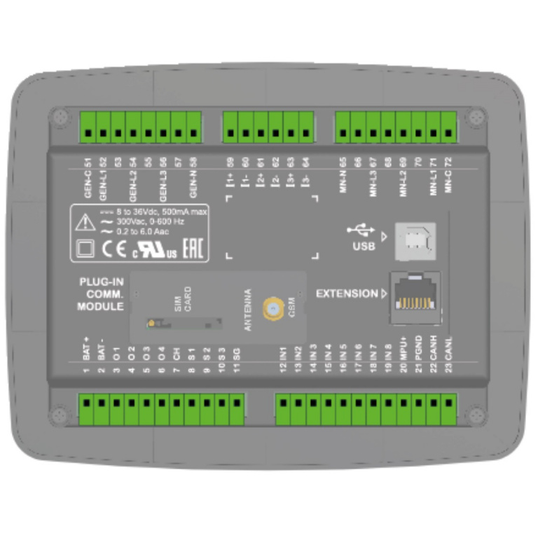 Datakom DATAKOM D-300-MK3 Multifunctional Generator Controller with MPU, J1939