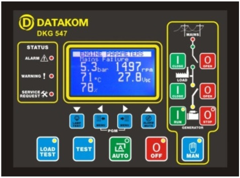Datakom DATAKOM DKG-547 Auto Mains Failure Controller (AMF) with J1939