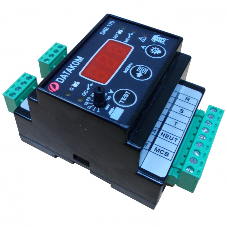 Datakom DATAKOM DKG-175 Generator/Mains Automatic transfer switch controller (ATS), 230/400 VAC, DIN rail mounted