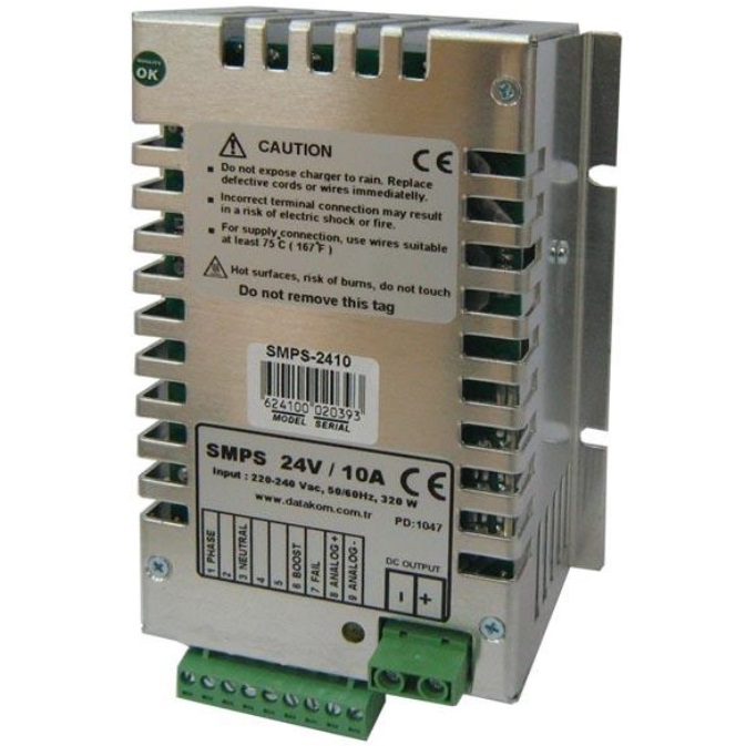 Datakom DATAKOM SMPS-2410 Generator start battery charger / stabilized power supply (24V/10A)