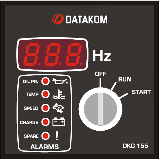 Datakom DATAKOM DKG-155 Manual start generator control panel