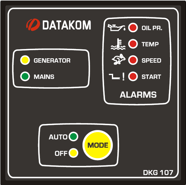 Datakom DATAKOM DKG-107 Automatic start mains failure control panel for generators (AMF)