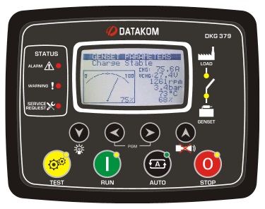Datakom DATAKOM DKG-379-CAN-ANL Advanced DC generator controller, J1939+0-10V