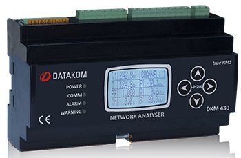 Datakom DATAKOM DKM-430 multiple analyser, 30 CT inputs, 1.9” LCD, RS-485, USB/Device, 2-inputs, 2-outputs, GPRS Modem (AC & DC supply options)