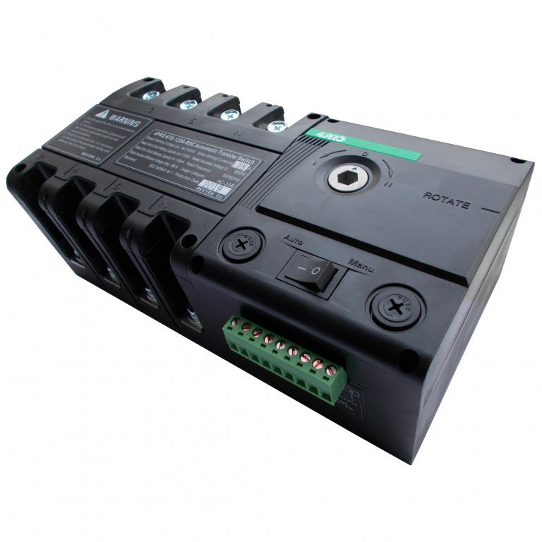 Datakom 4PRO ATS-125A-4P-RSC Automatic Changeover Transfer Switch