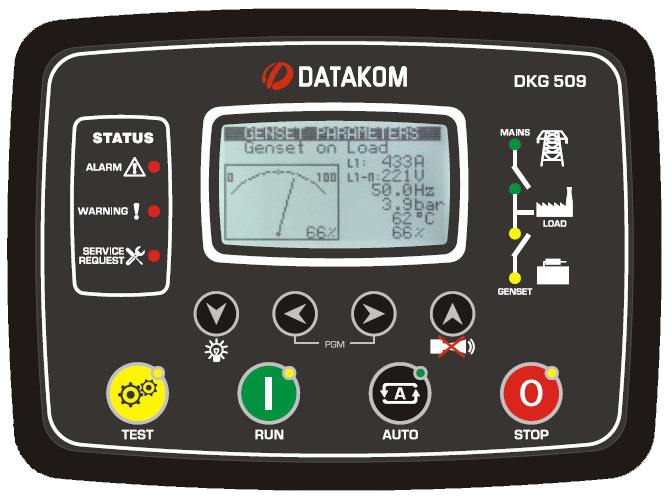 Datakom DATAKOM DKG-509 CAN Automatic start mains failure generator controller (AMF) with J1939 interface