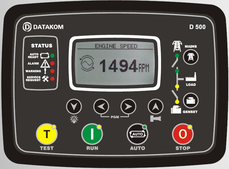 Datakom D-500 multi-functional generator controller