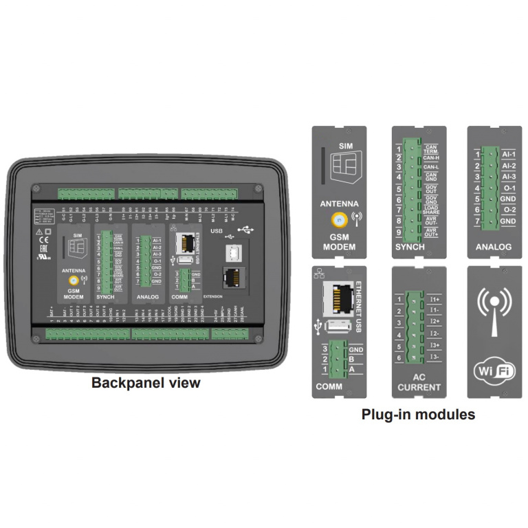 Datakom DATAKOM D-500-MK3 Multifunctional Generator Controller with MPU + J1939