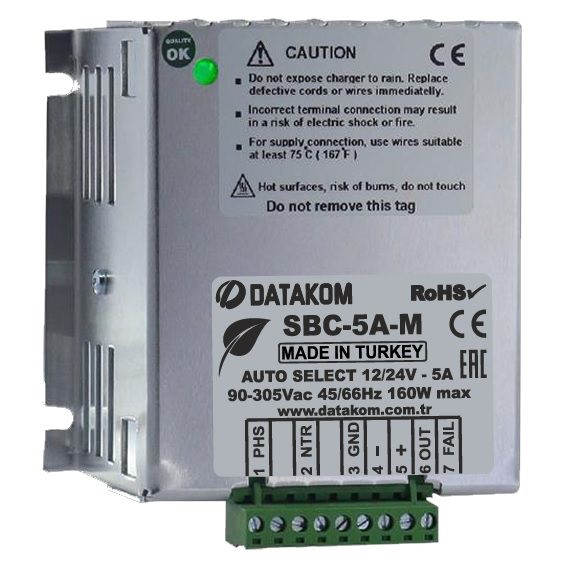 Datakom DATAKOM SBC-5A-M Smart Battery Charger