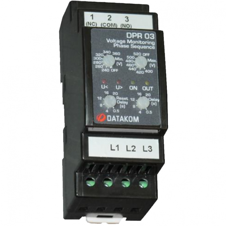 Datakom DATAKOM DPR-03 Voltage Protection Controller, L-L, UV/OV