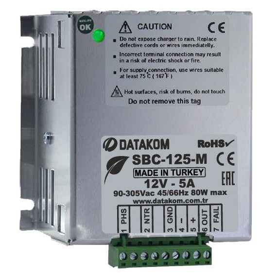 Datakom DATAKOM SBC-125-M Smart Battery Charger