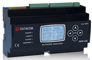 Datakom DATAKOM DKM-430 multiple analyser, 30 CT inputs, 1.9” LCD, RS-485, USB/Device, 2-inputs, 2-outputs (AC & DC supply options)