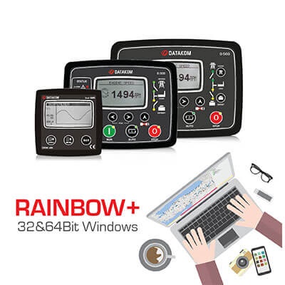 Datakom "RAINBOW +"  PC configuration software