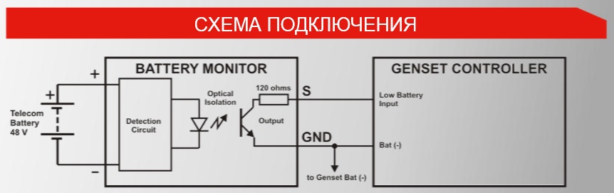 Datakom DATAKOM DKG-184 Battery voltage monitor controller, 48V