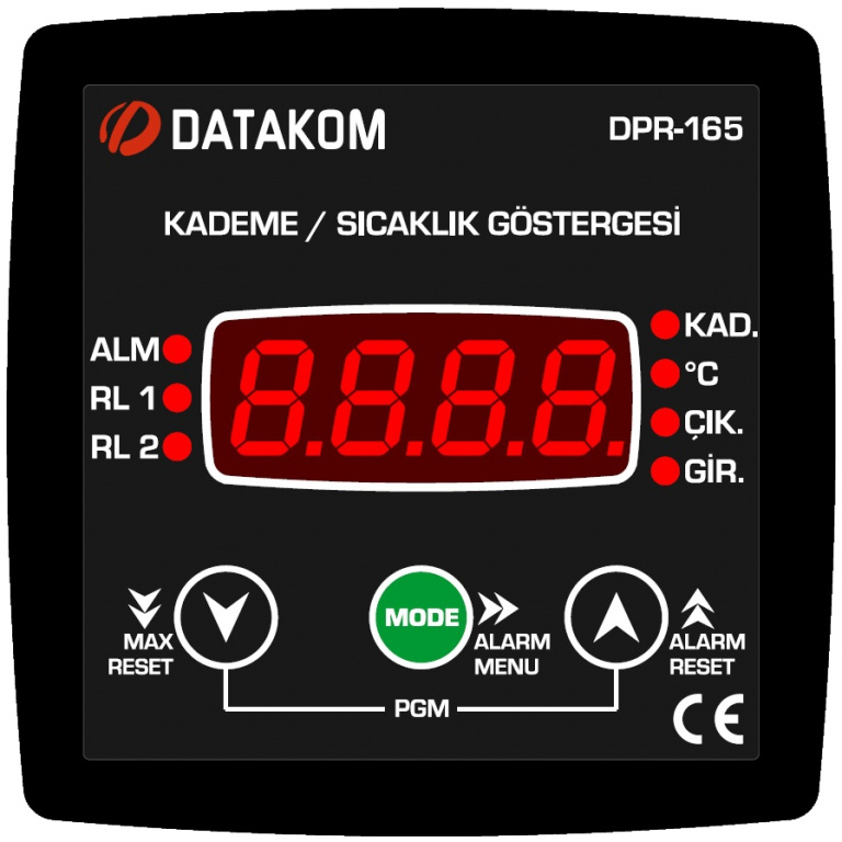 Datakom DATAKOM DPR-165 Transformer Step Indication Controller with temperature protection